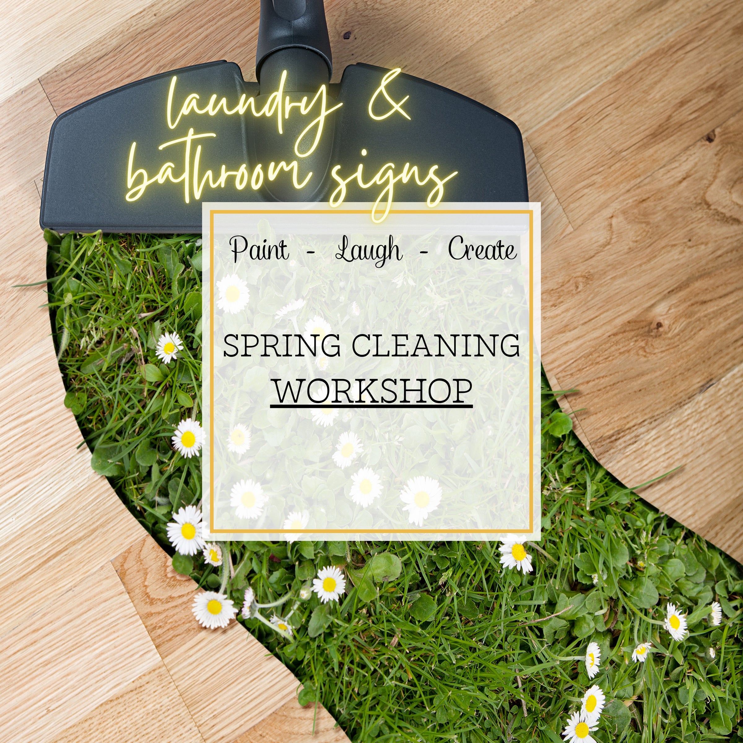 SPRING CLEANING WORKSHOP - LAUNDRY & BATH - MAY16TH, 6:00PM