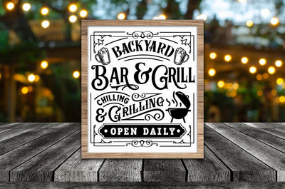 BACKYARD BAR & GRILL WORKSHOP