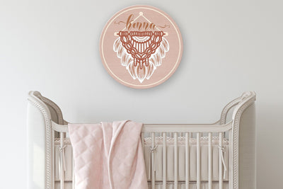 BOHO BABY NURSERY ROUNDS WORKSHOP