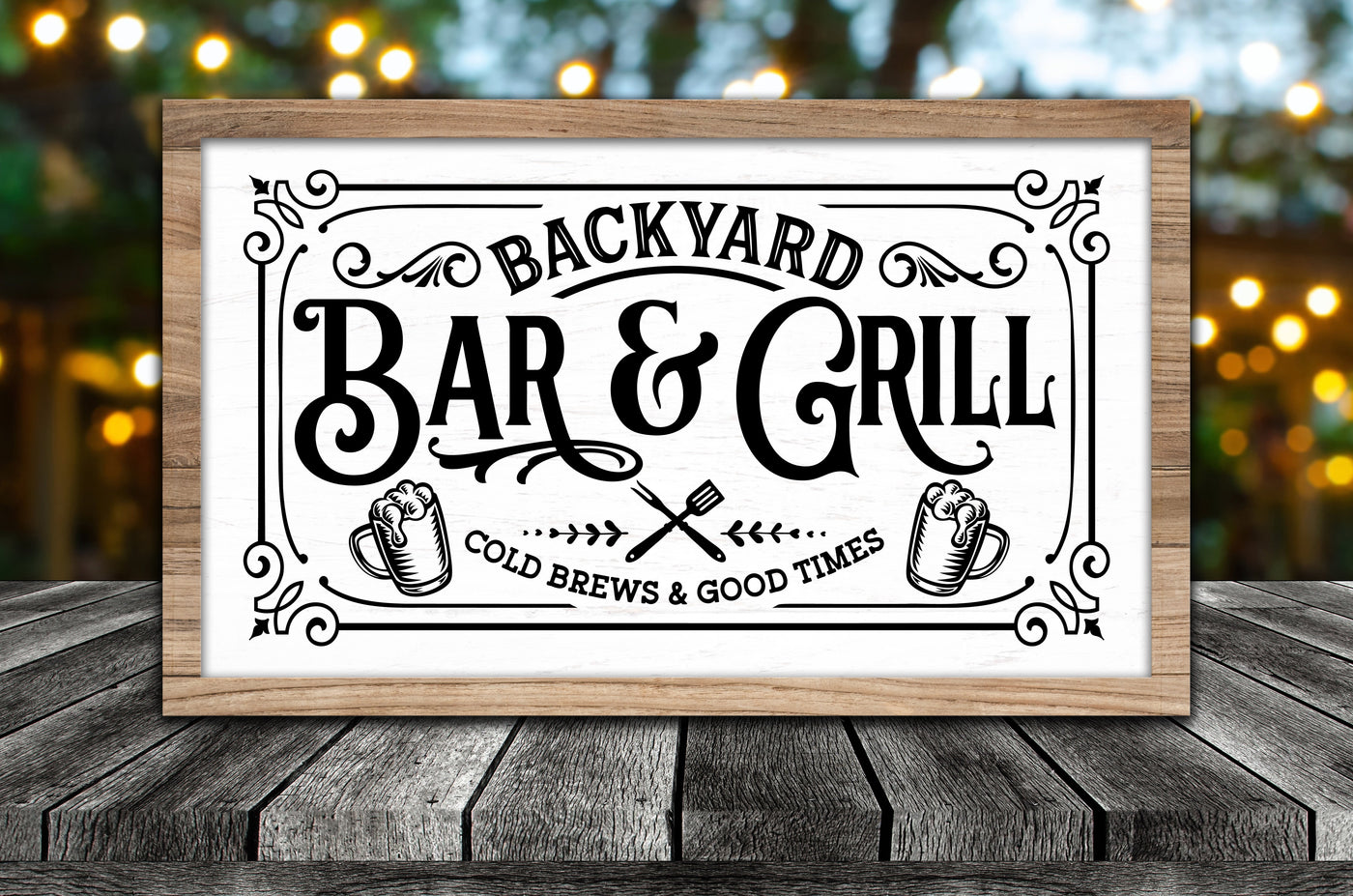 BACKYARD BAR & GRILL WORKSHOP