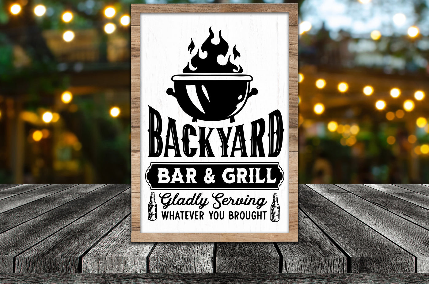 BACKYARD BAR & GRILL WORKSHOP