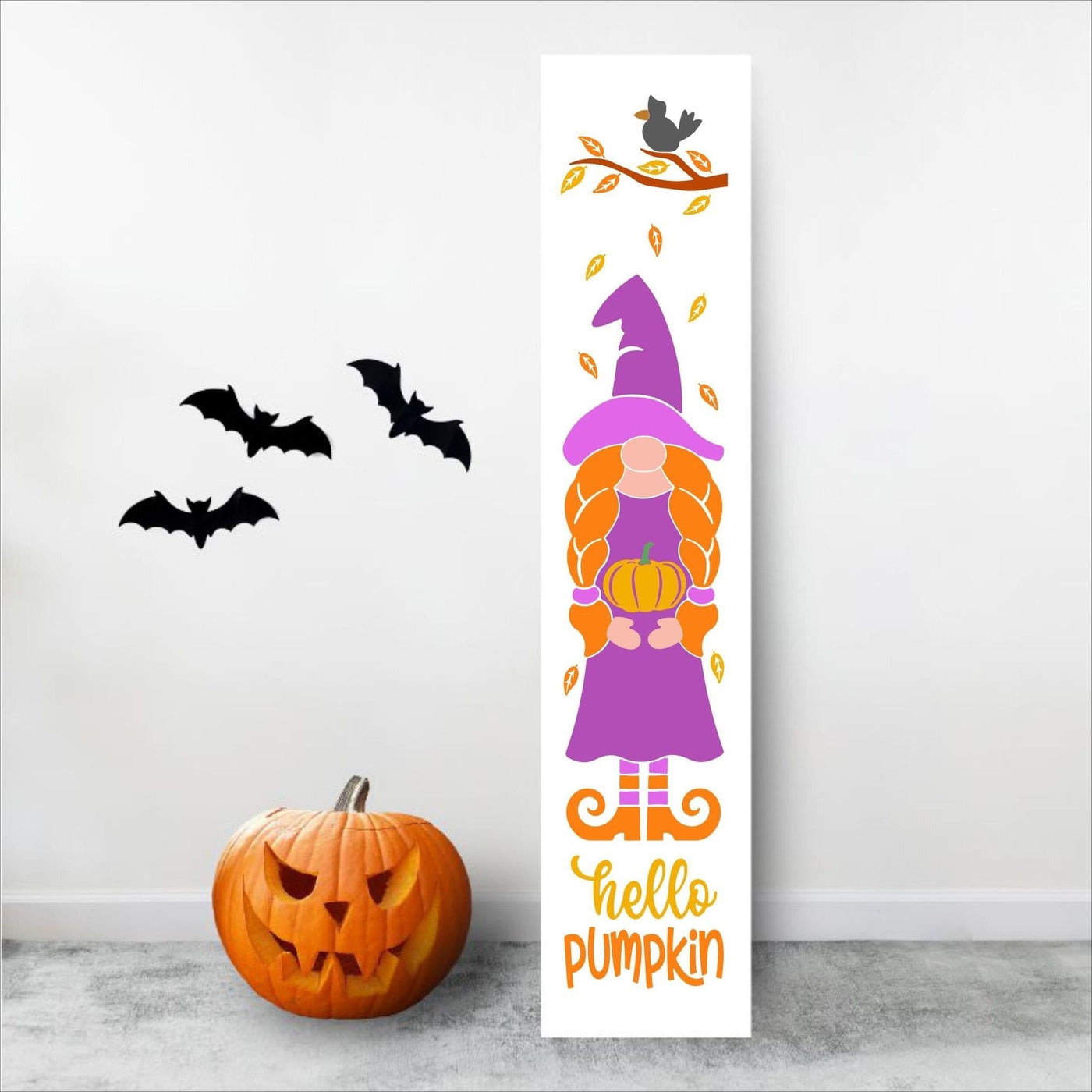 HALLOWEEN GNOME PORCH PLANKS WORKSHOP