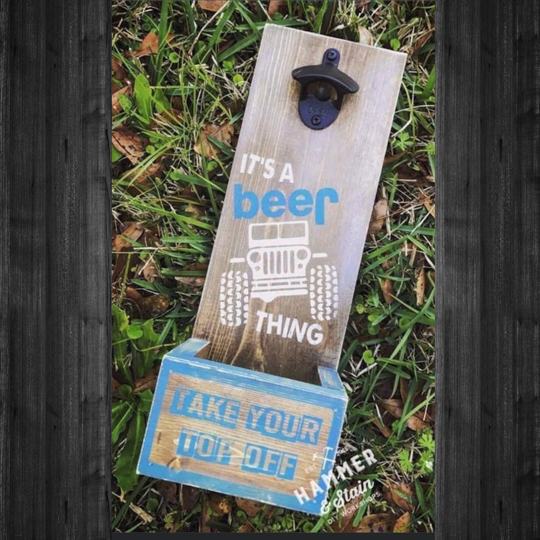 BEER BOTTLE OPENER WORKSHOP