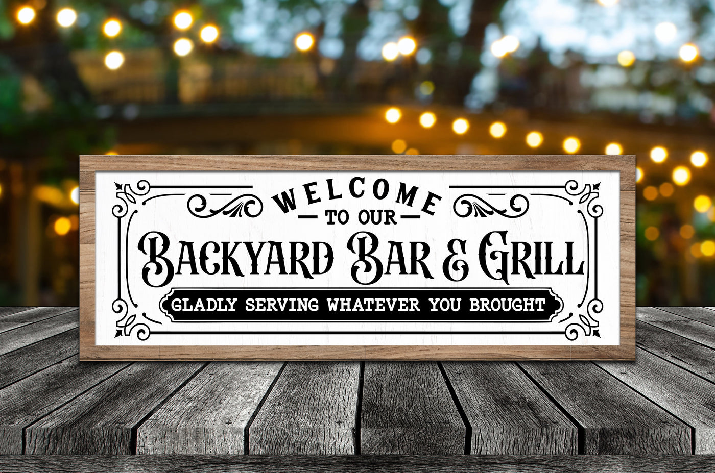 BACKYARD BAR & GRILL WORKSHOP