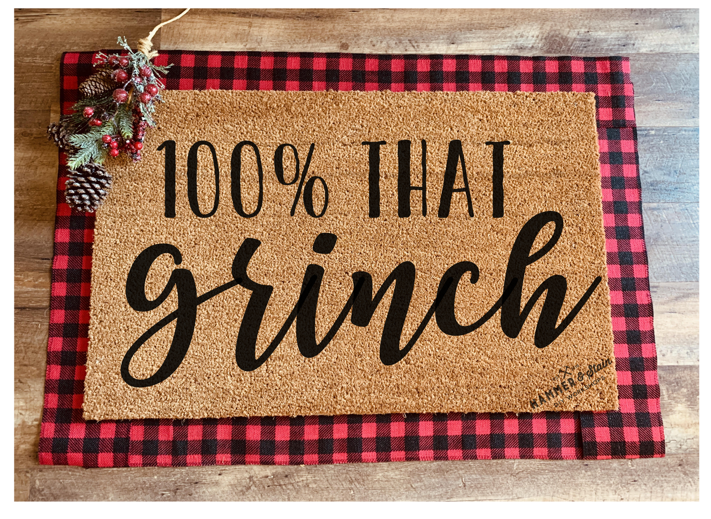 HOLIDAY DOORMAT WORKSHOP