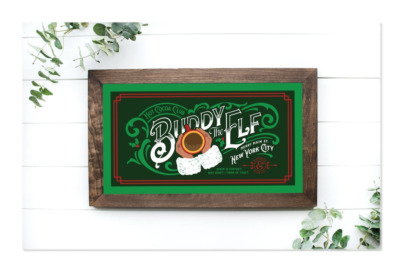 WHIMSICAL WINTER FRAMED WALL SIGNS