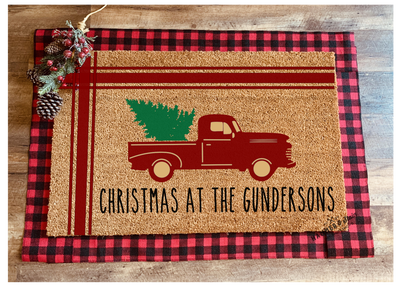 HOLIDAY DOORMAT WORKSHOP