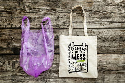 BE THE CHANGE - EARTH DAY TOTES