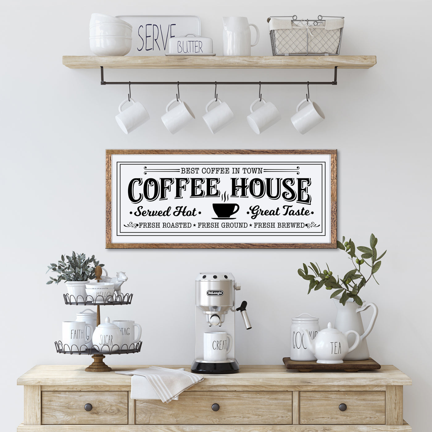 FARMHOUSE COFFEE BAR SIGNS