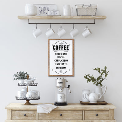 FARMHOUSE COFFEE BAR SIGNS WORKSHOP