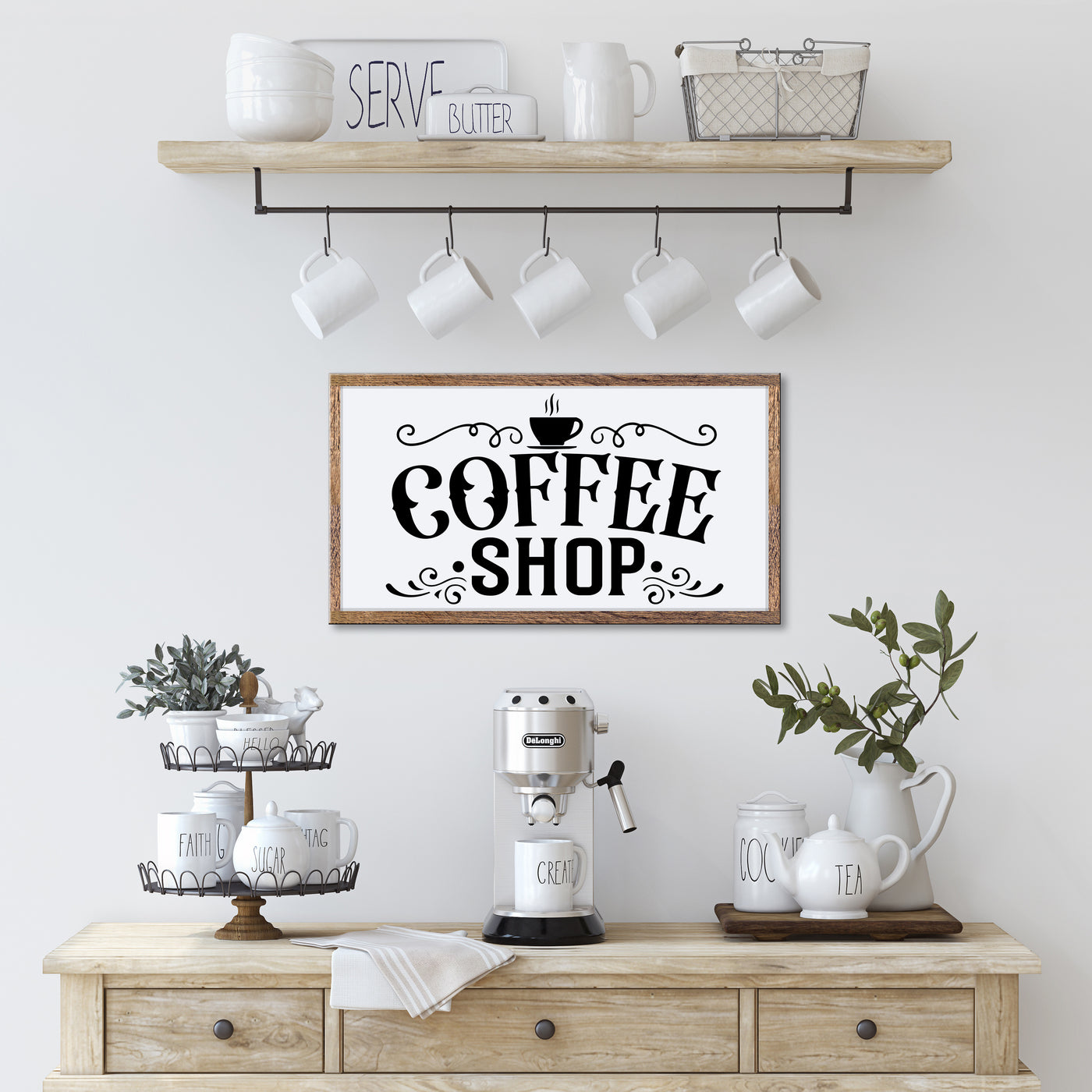 FARMHOUSE COFFEE BAR SIGNS