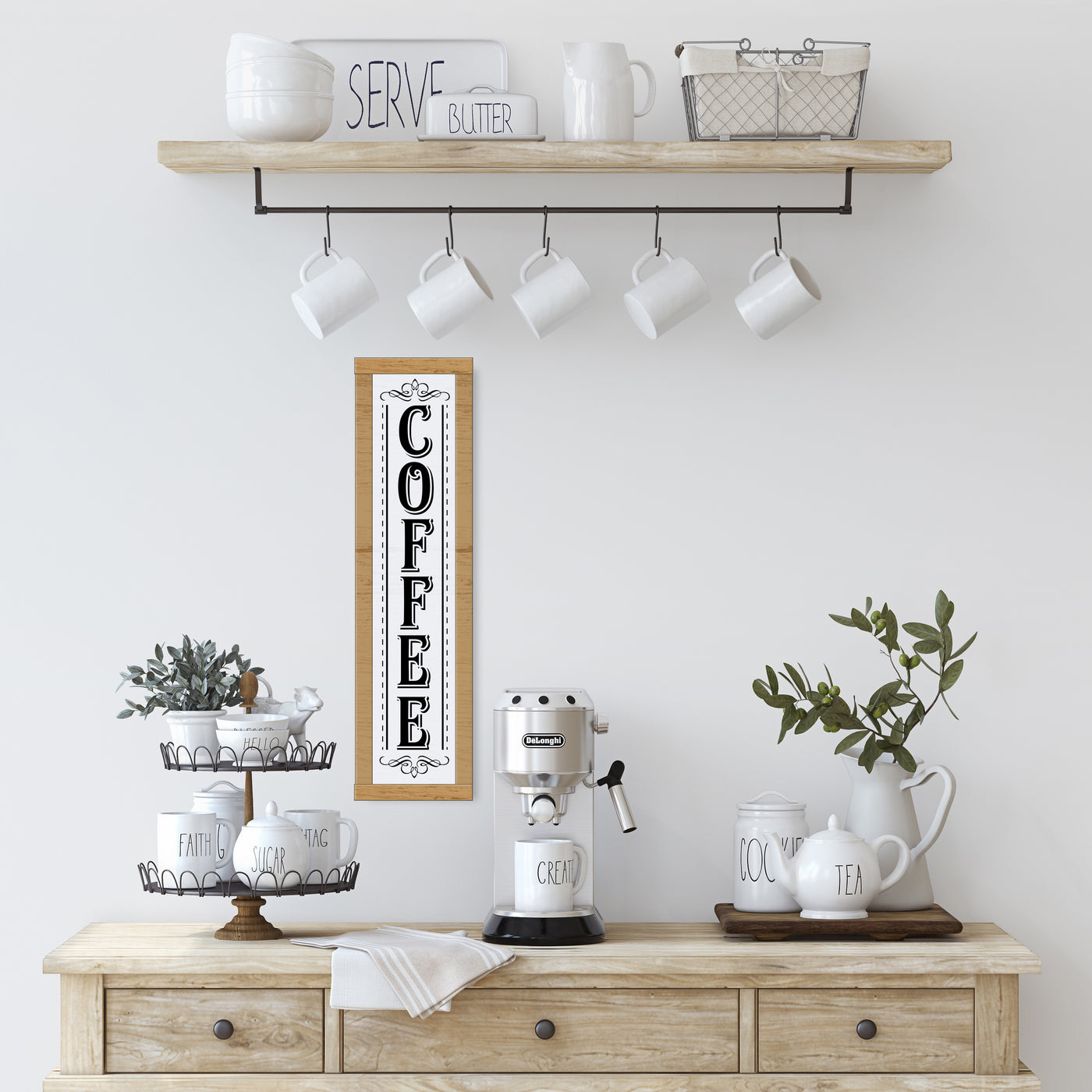 FARMHOUSE COFFEE BAR SIGNS (BDJ)