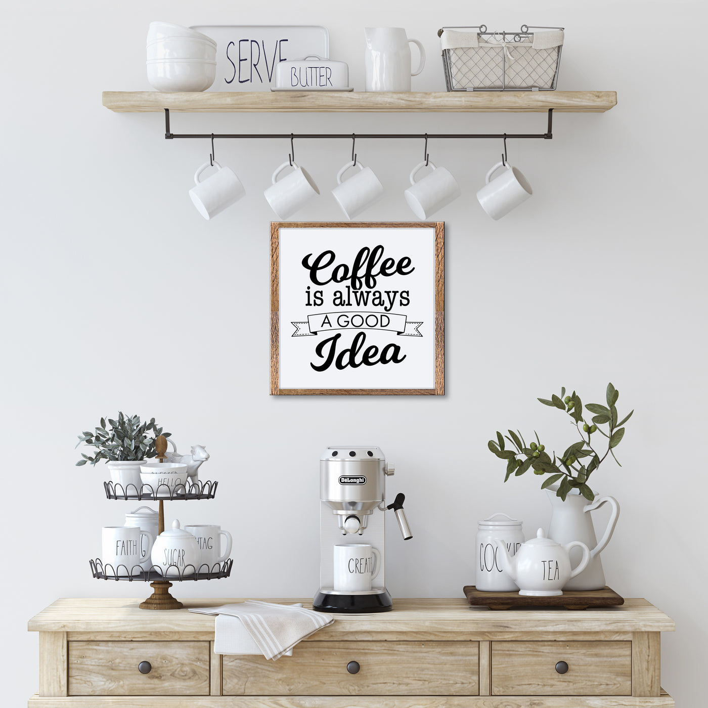 FARMHOUSE COFFEE BAR SIGNS (BDJ)