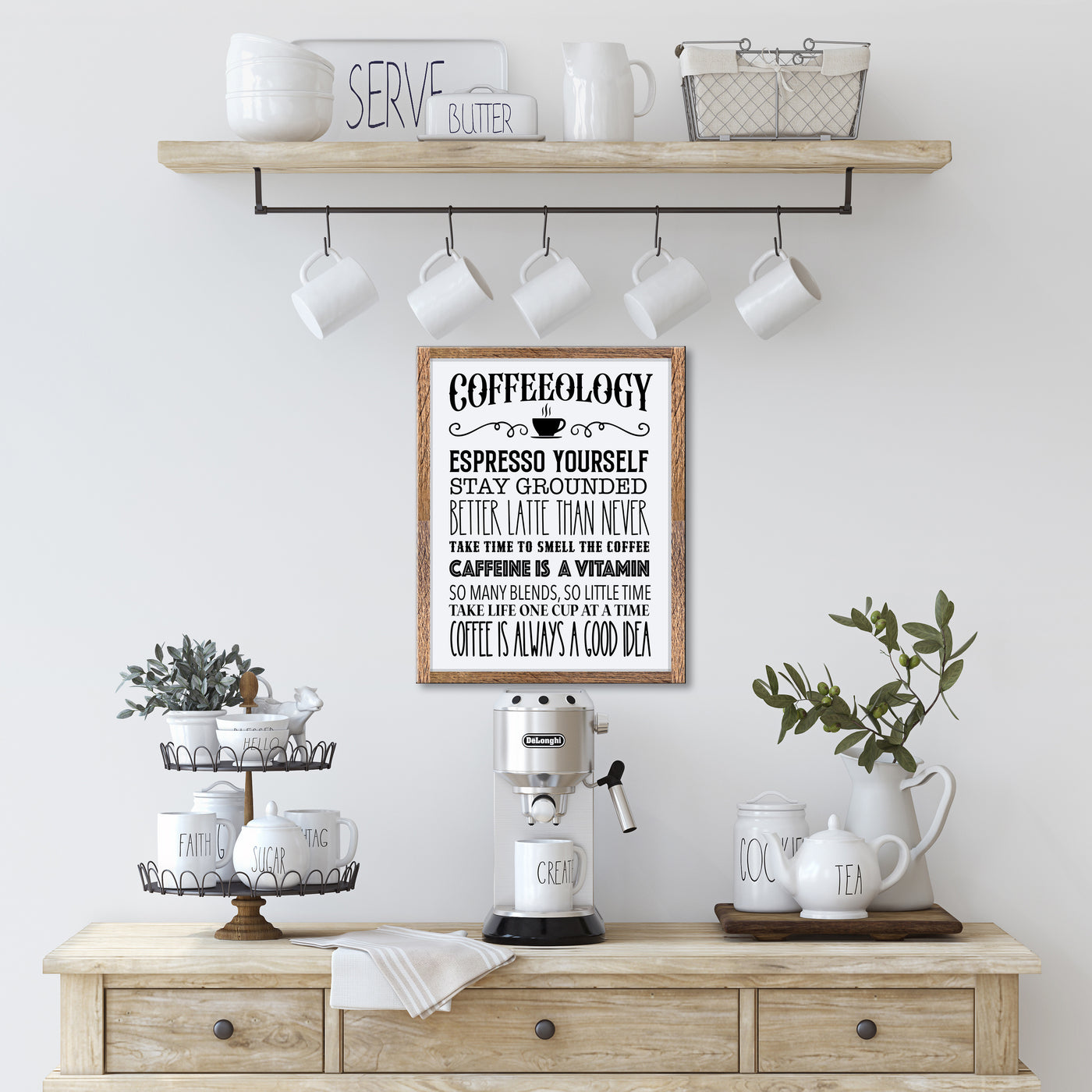 FARMHOUSE COFFEE BAR SIGNS (BDJ)