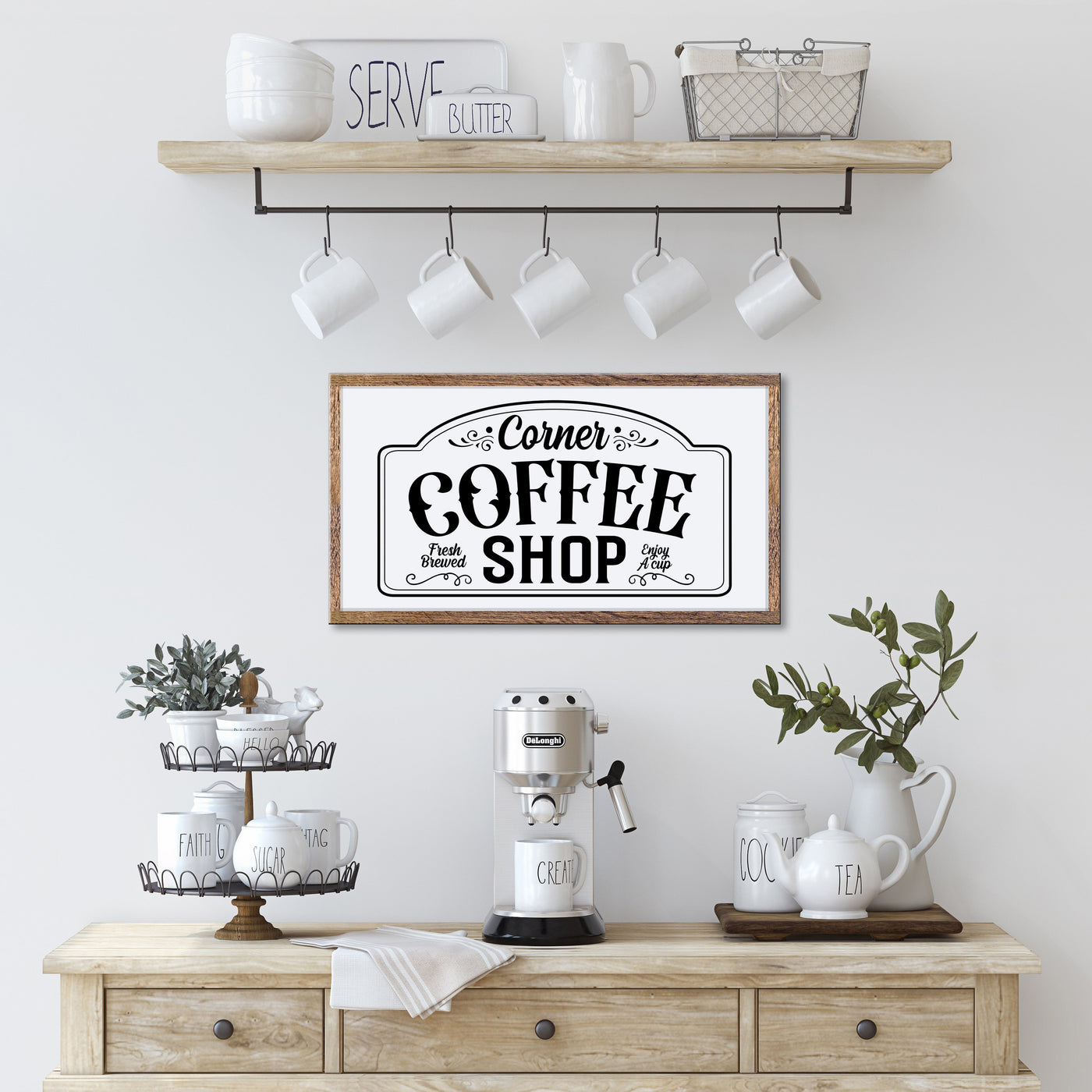 FARMHOUSE COFFEE BAR SIGNS WORKSHOP
