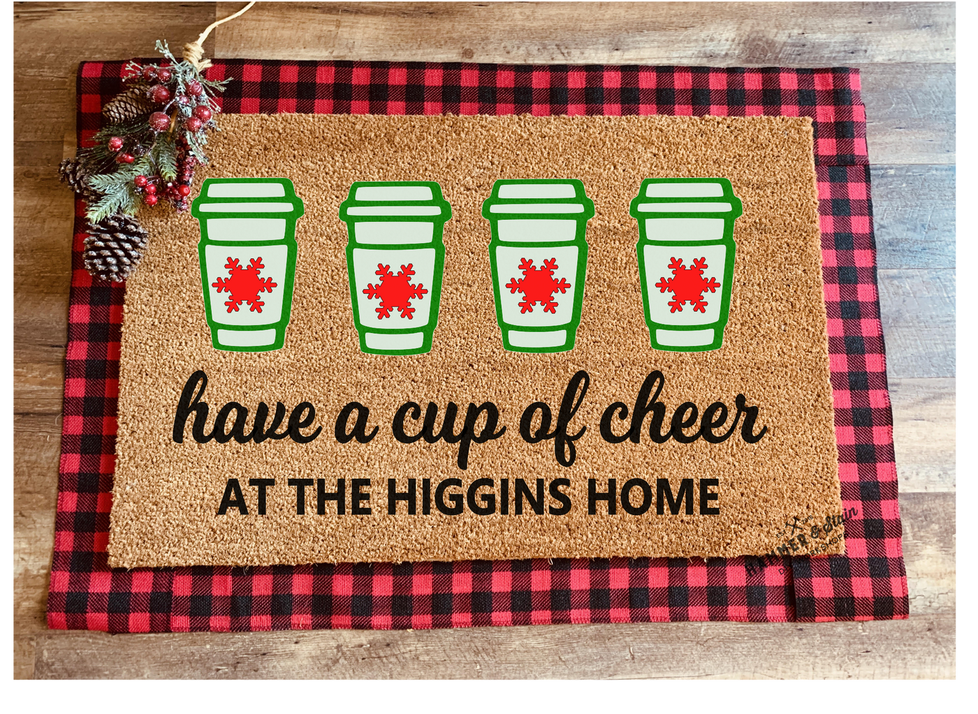 HOLIDAY DOORMAT WORKSHOP