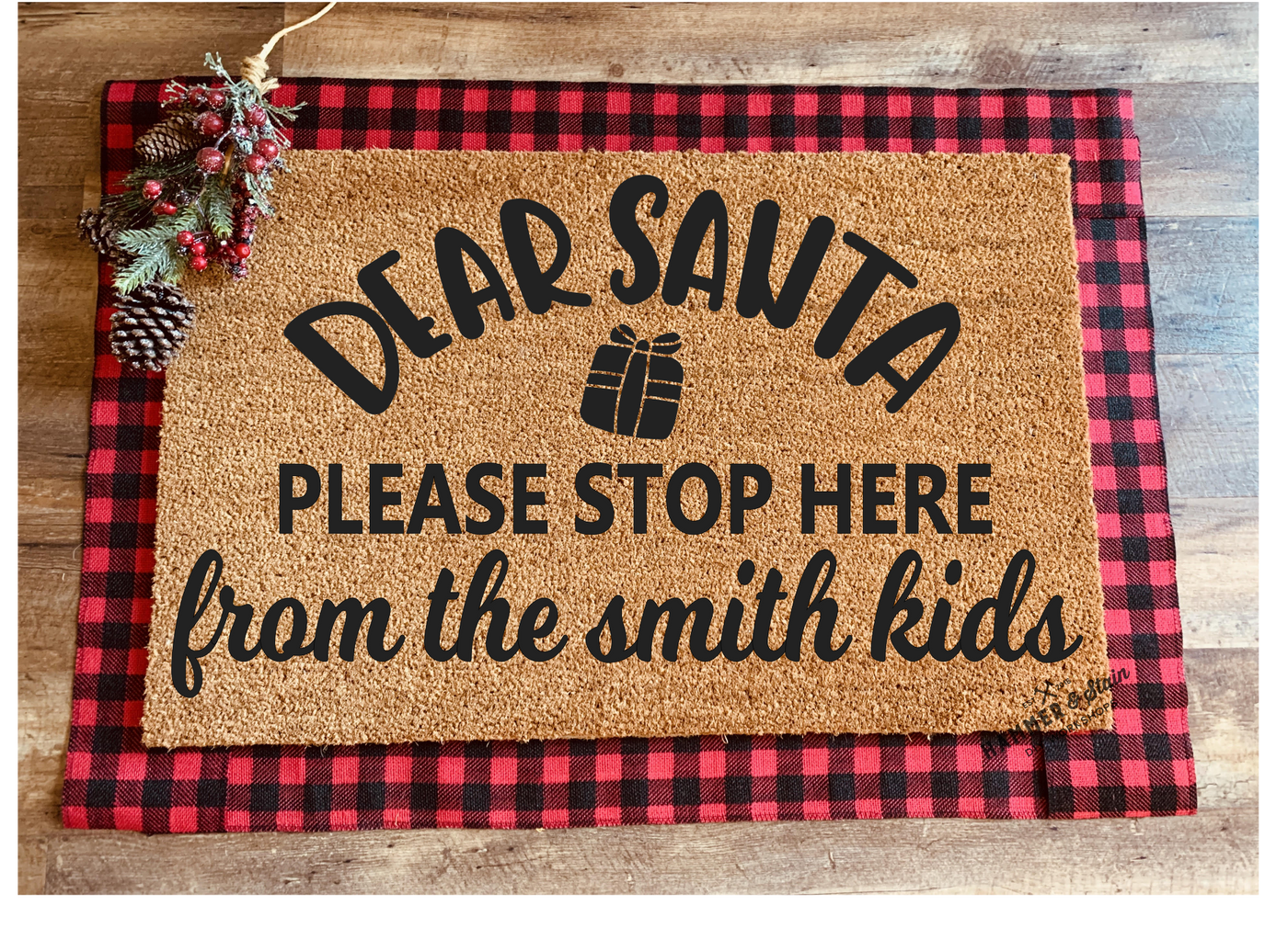 HOLIDAY DOORMAT WORKSHOP