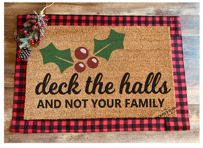 HOLIDAY DOORMAT