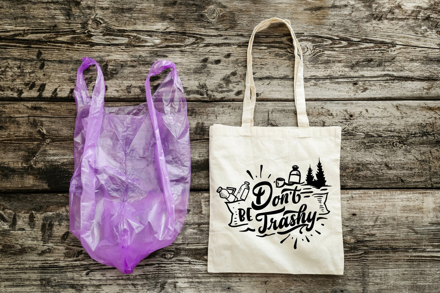 BE THE CHANGE - EARTH DAY TOTES