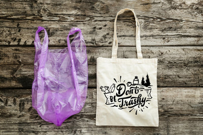 BE THE CHANGE - EARTH DAY TOTES