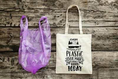 BE THE CHANGE - EARTH DAY TOTES