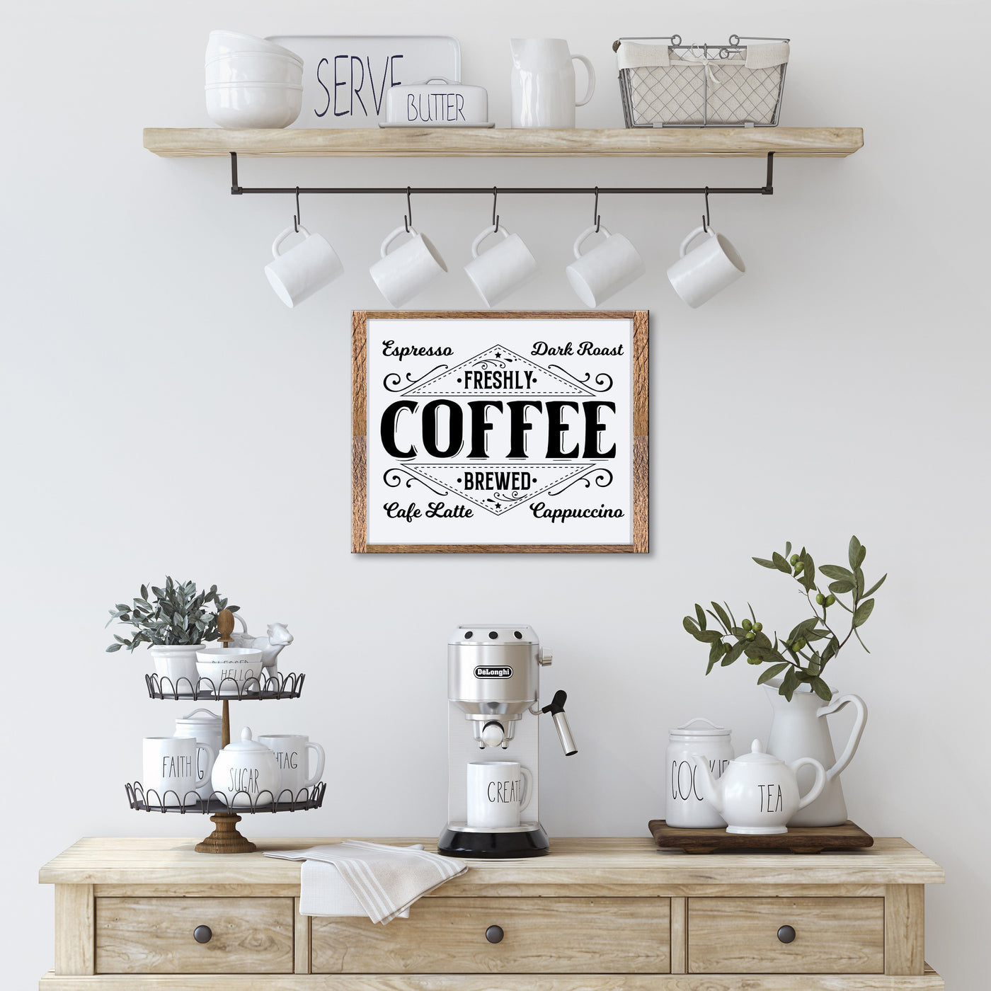 FARMHOUSE COFFEE BAR SIGNS WORKSHOP