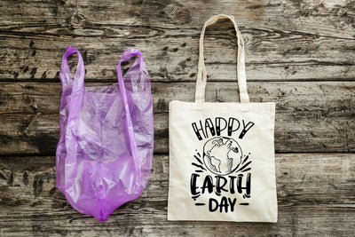 BE THE CHANGE - EARTH DAY TOTES