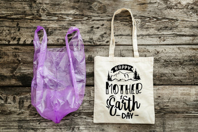 BE THE CHANGE - EARTH DAY TOTES