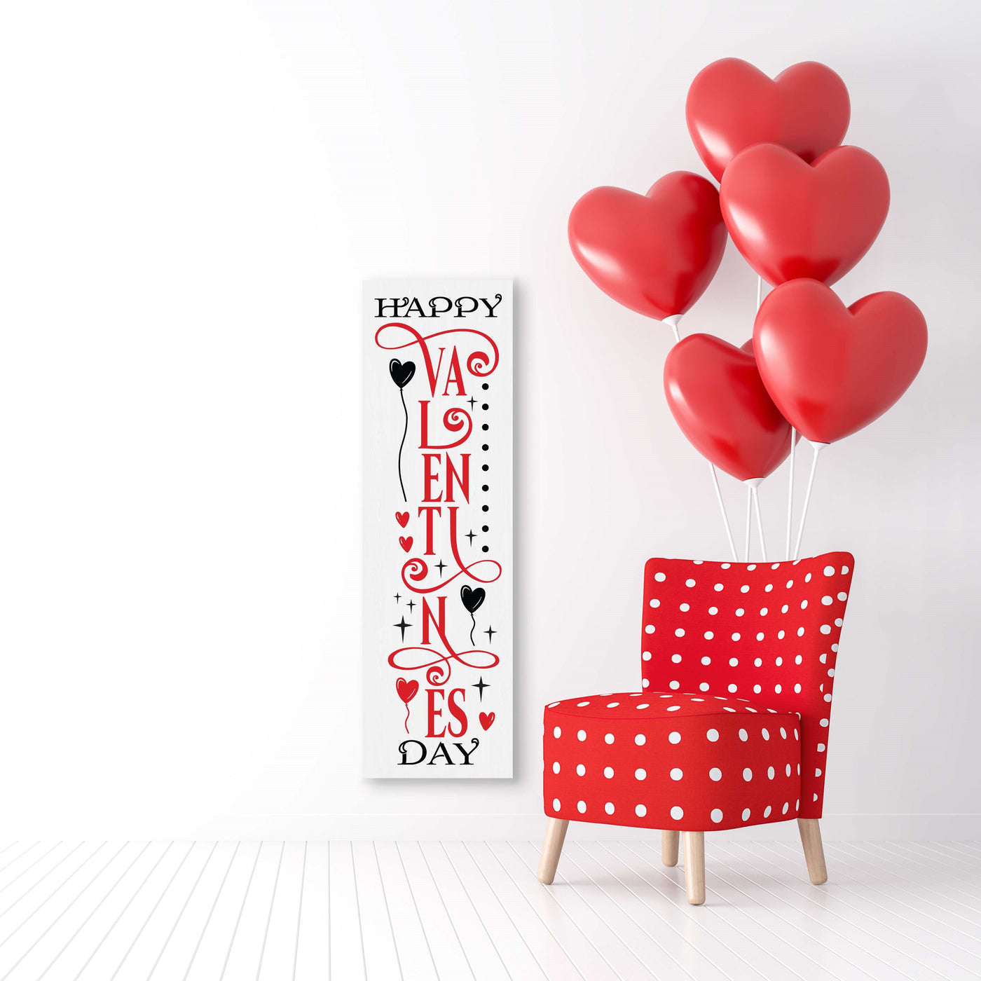 HELLO VALENTINE 3FT MINI PLANKS