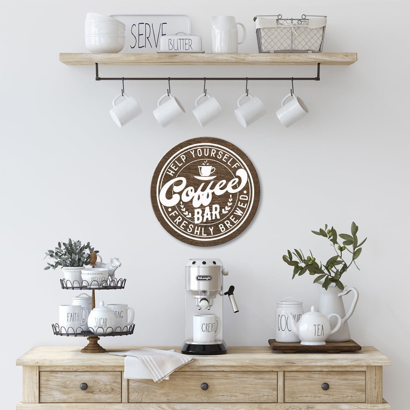 FARMHOUSE COFFEE BAR SIGNS