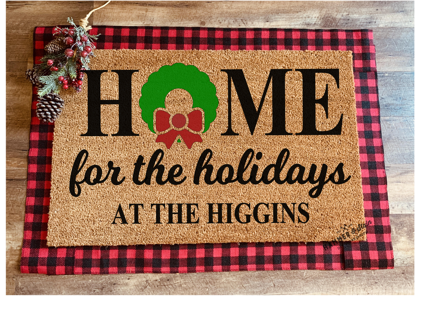 HOLIDAY DOORMAT
