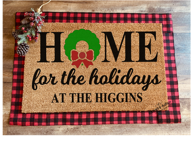 HOLIDAY DOORMAT