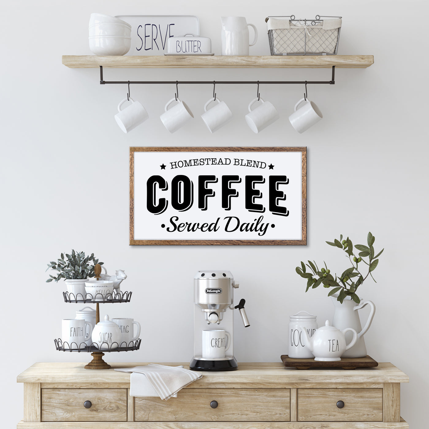 FARMHOUSE COFFEE BAR SIGNS (BDJ)