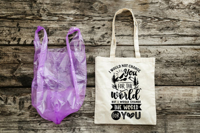 BE THE CHANGE - EARTH DAY TOTES