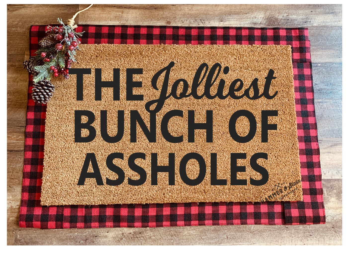 HOLIDAY DOORMAT