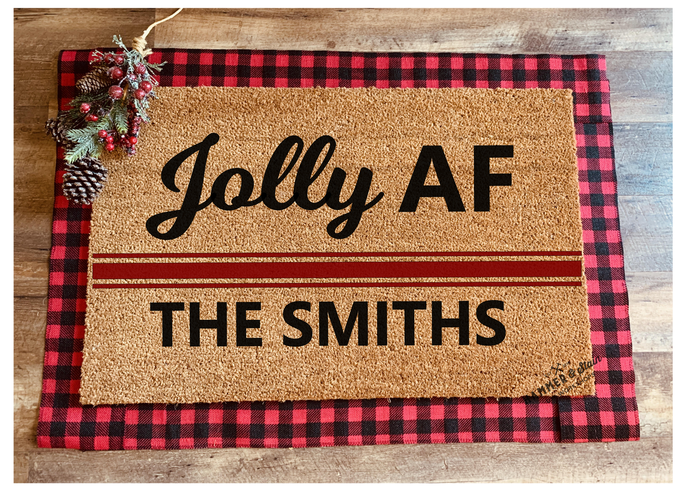 HOLIDAY DOORMAT WORKSHOP