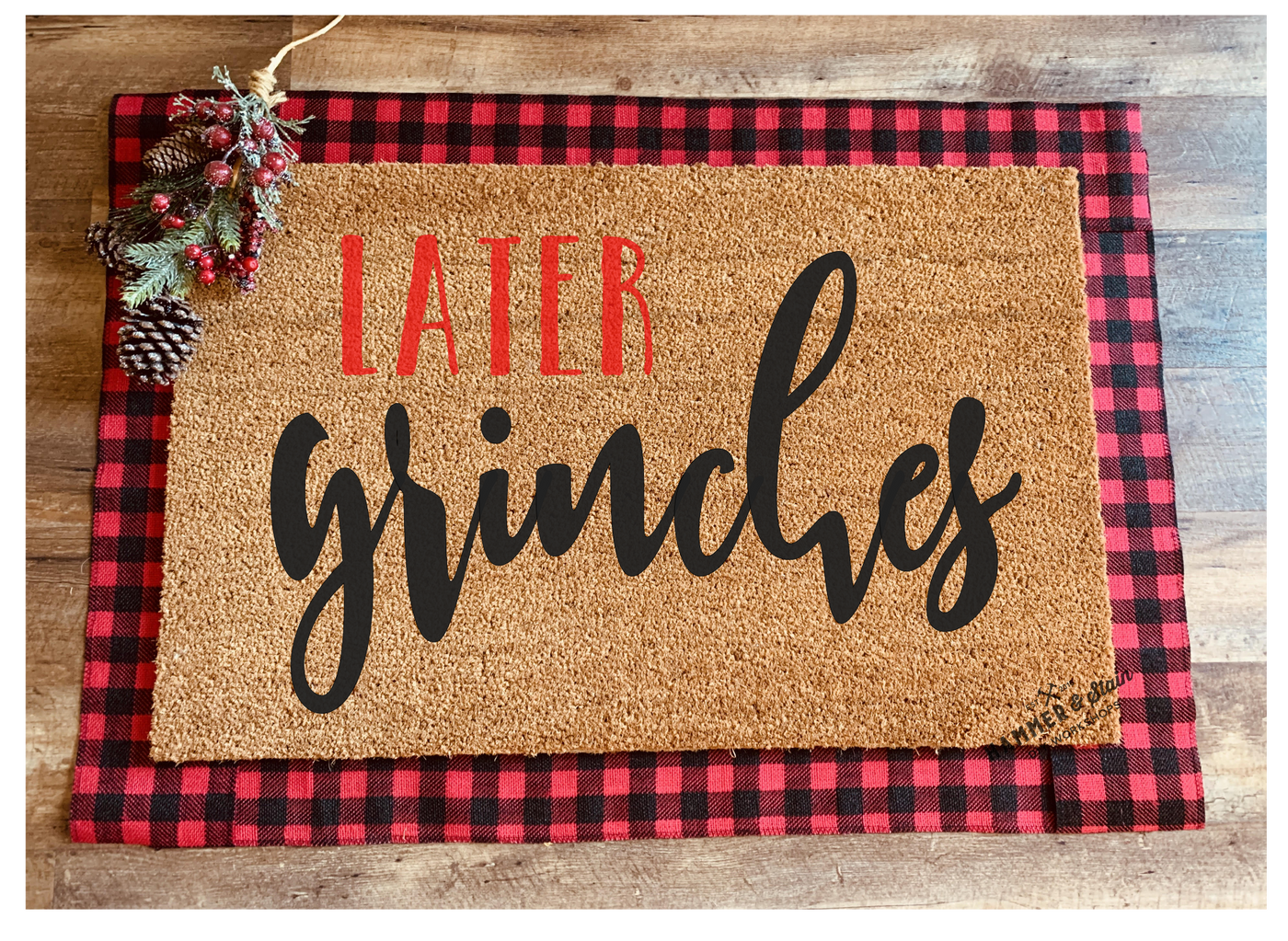 HOLIDAY DOORMAT