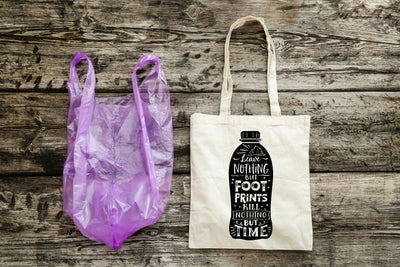 BE THE CHANGE - EARTH DAY TOTES