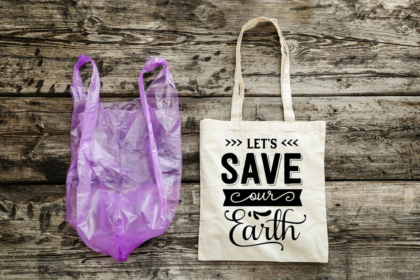 BE THE CHANGE - EARTH DAY TOTES