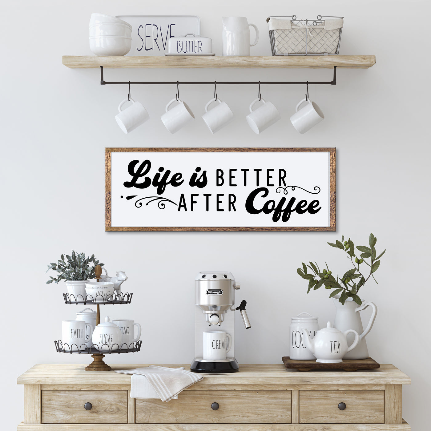 FARMHOUSE COFFEE BAR SIGNS