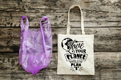 BE THE CHANGE - EARTH DAY TOTES