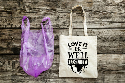 BE THE CHANGE - EARTH DAY TOTES