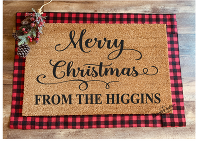 HOLIDAY DOORMAT WORKSHOP