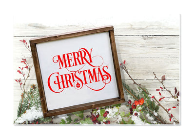 WHIMSICAL WINTER FRAMED WALL SIGNS WORKSHOP
