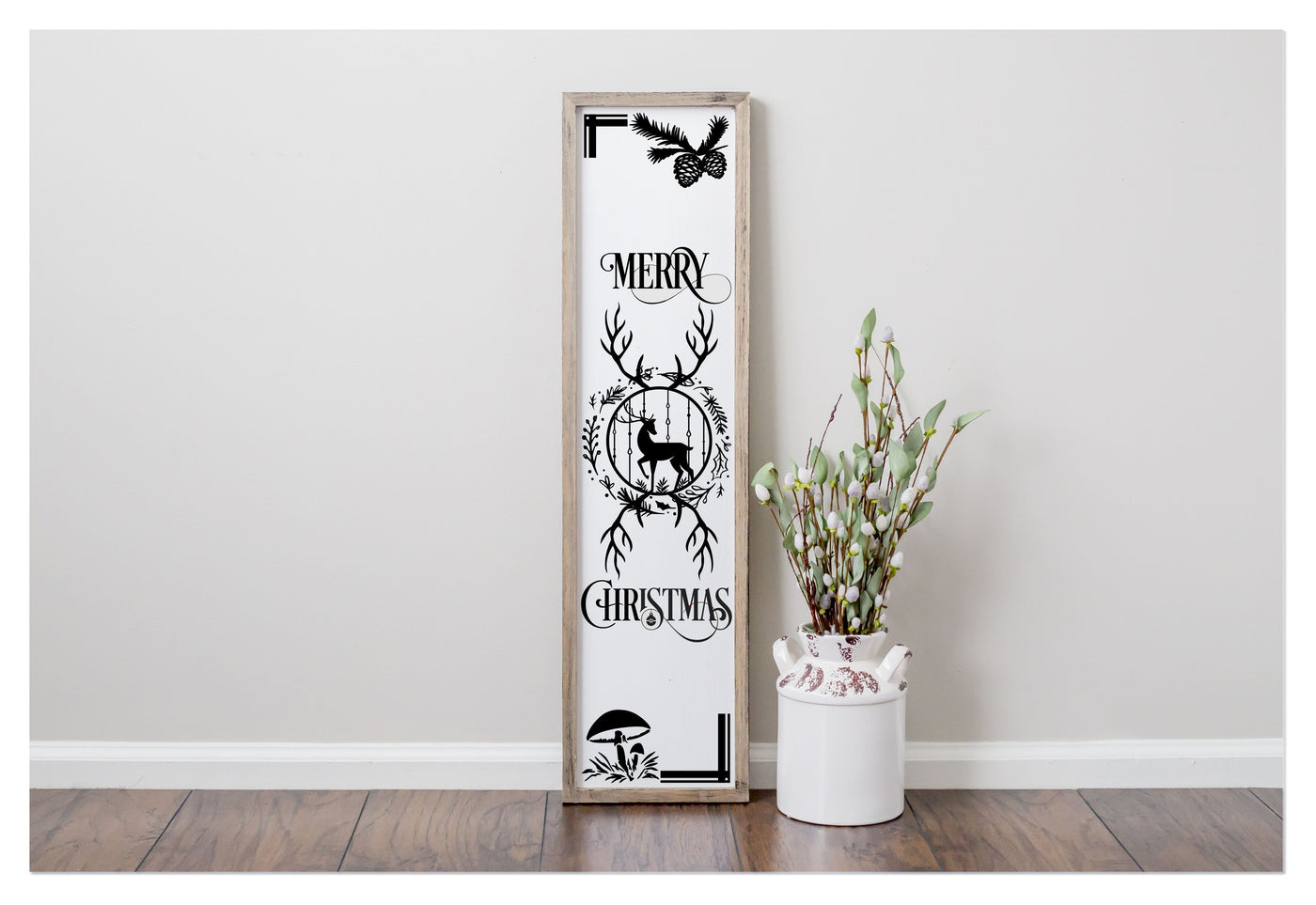 WHIMSICAL WINTER FRAMED PORCH LEANERS WORKSHOP