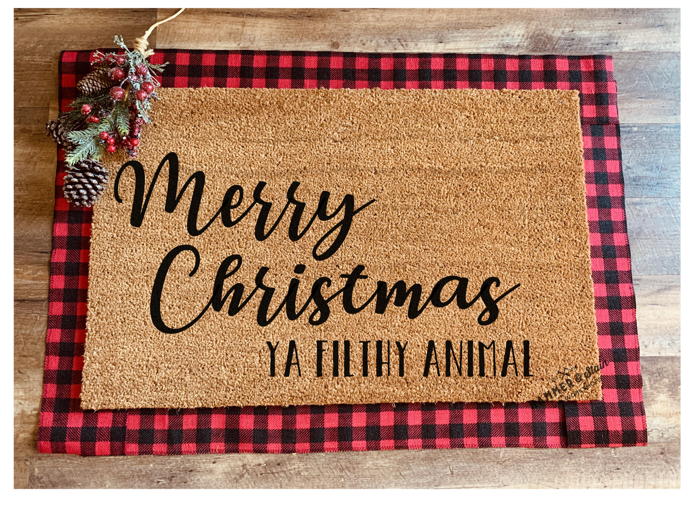 HOLIDAY DOORMAT WORKSHOP