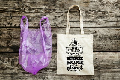 BE THE CHANGE - EARTH DAY TOTES