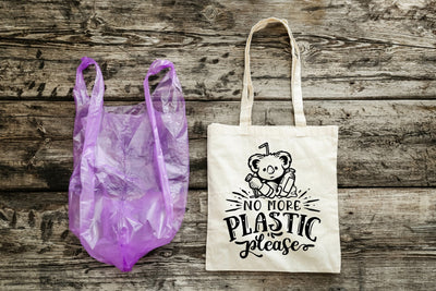 BE THE CHANGE - EARTH DAY TOTES