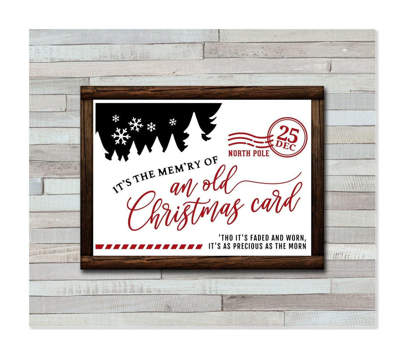 WHIMSICAL WINTER FRAMED WALL SIGNS WORKSHOP
