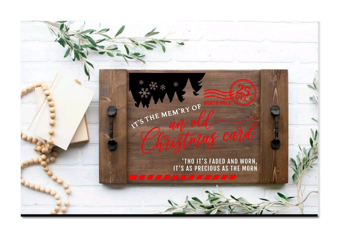 WHIMSICAL WINTER FARMHOUSE TRAYS
